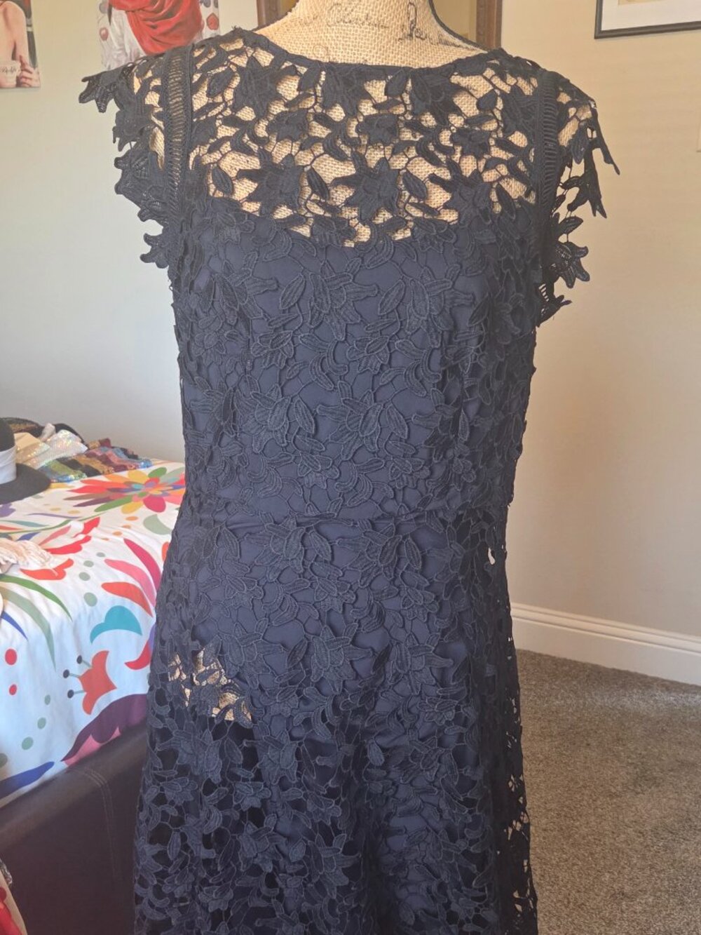Lace cocktail dress